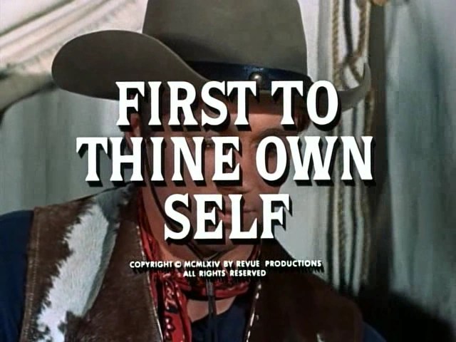 The Virginian Vault: “First To Thine Own&nbsp;Self”